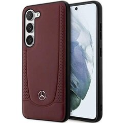 Mercedes MEHCS23MARMRE S23+ S916 czerwony|red hardcase Leather Urban Bengale цена и информация | Чехлы для телефонов | 220.lv