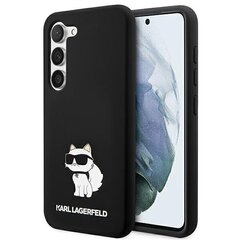 Karl Lagerfeld KLHCS23MSNCHBCK S23+ S916 hardcase czarny|black Silicone Choupette цена и информация | Чехлы для телефонов | 220.lv