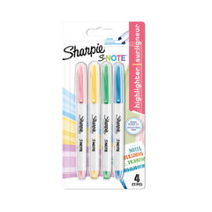 Набор хайлайтеров Sharpie S-Note - 4 цвета цена и информация | Принадлежности для рисования, лепки | 220.lv