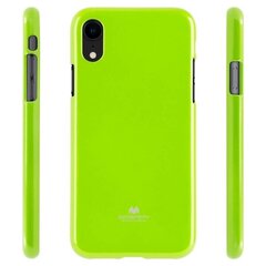 Telefona vāciņš Mercury Jelly Case piemērots iPhone 12 mini 5,4", zaļš cena un informācija | Telefonu vāciņi, maciņi | 220.lv