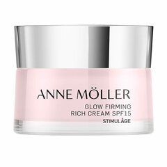 Sejas krēms Anne Möller STIMULÂGE Glow Firming Rich SPF 15 (50 ml) cena un informācija | Sejas krēmi | 220.lv