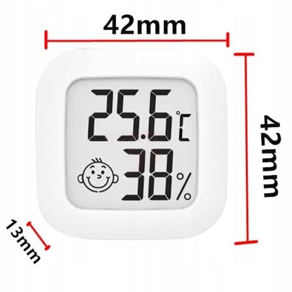 Termometrs ar higrometra laika stacijas higrometru cena un informācija | Meteostacijas, āra termometri | 220.lv