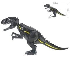 Dinozauru Black Tyrannosaurus figūra Dino Park Jurrasic, 28,5cm cena un informācija | Konstruktori | 220.lv