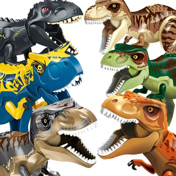 Dinozauru T-Rex figūra Dino Park Jurrasic, 28,5cm цена и информация | Konstruktori | 220.lv