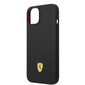 Ferrari FEHMSIP14SBK iPhone 14 6,1" czarny|black hardcase Silicone Metal Logo Magsafe цена и информация | Telefonu vāciņi, maciņi | 220.lv