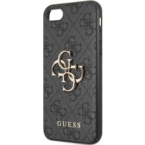 Guess GUHCI84GMGGR iPhone 7|8|SE 2020 | SE 2022 szary|grey hardcase 4G Big Metal Logo cena un informācija | Telefonu vāciņi, maciņi | 220.lv