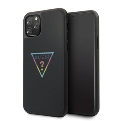 Guess GUHCN58TRMLBK iPhone 11 Pro czarny|black hard case Triangle Glitter цена и информация | Чехлы для телефонов | 220.lv