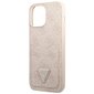 Guess GUHCP13LP4TPP iPhone 13 Pro | 13 6,1" różowy|pink hardcase 4G Triangle Logo Cardslot cena un informācija | Telefonu vāciņi, maciņi | 220.lv