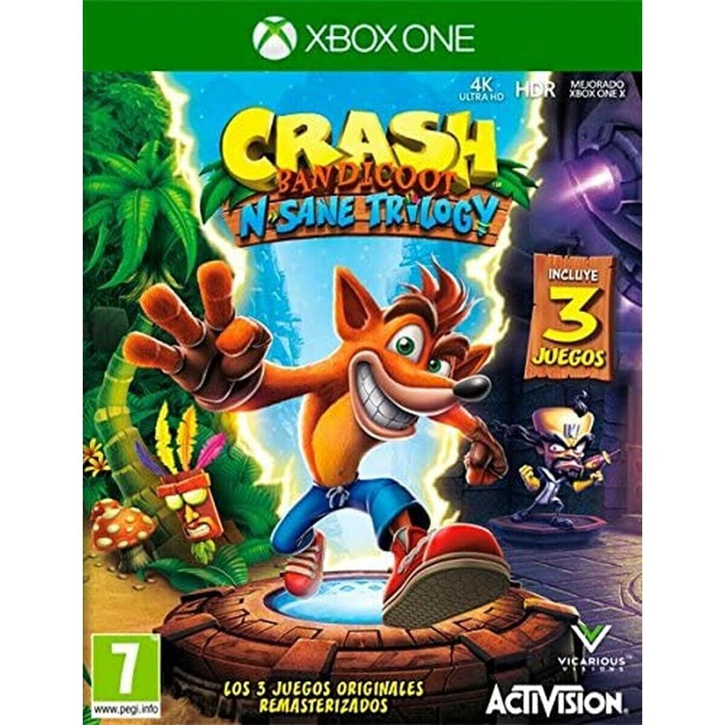 Videospēle Xbox One Activision Crash Bandicoot N. Sane Trilogy cena un informācija | Datorspēles | 220.lv