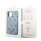 Guess GUHCP13MP4TPB iPhone 13 6,1" niebieski|blue hardcase 4G Triangle Logo Cardslot cena un informācija | Telefonu vāciņi, maciņi | 220.lv