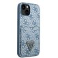 Guess GUHCP13MP4TPB iPhone 13 6,1" niebieski|blue hardcase 4G Triangle Logo Cardslot cena un informācija | Telefonu vāciņi, maciņi | 220.lv