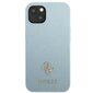 Guess GUHCP13MPS4MB iPhone 13 6,1" niebieski|blue hardcase Saffiano 4G Small Metal Logo цена и информация | Telefonu vāciņi, maciņi | 220.lv