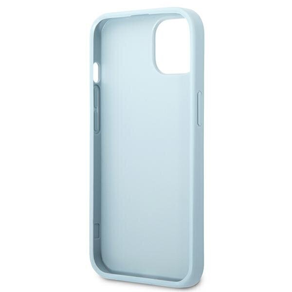 Guess GUHCP13MPS4MB iPhone 13 6,1" niebieski|blue hardcase Saffiano 4G Small Metal Logo цена и информация | Telefonu vāciņi, maciņi | 220.lv