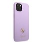 Guess GUHCP13MPS4MU iPhone 13 6,1" purpurowy|purple hardcase Saffiano 4G Small Metal Logo cena un informācija | Telefonu vāciņi, maciņi | 220.lv