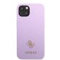 Guess GUHCP13MPS4MU iPhone 13 6,1" purpurowy|purple hardcase Saffiano 4G Small Metal Logo cena un informācija | Telefonu vāciņi, maciņi | 220.lv