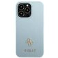 Guess GUHCP13XPS4MB iPhone 13 Pro Max 6,7" niebieski|blue hardcase Saffiano 4G Small Metal Logo cena un informācija | Telefonu vāciņi, maciņi | 220.lv