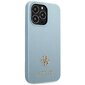 Guess GUHCP13XPS4MB iPhone 13 Pro Max 6,7" niebieski|blue hardcase Saffiano 4G Small Metal Logo cena un informācija | Telefonu vāciņi, maciņi | 220.lv