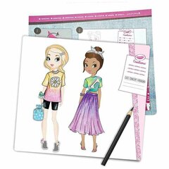 Дизайн рисунков Crayola I Love Fashion Hаклейки 27 x 1,5 x 28 cm цена и информация | Игрушки для девочек | 220.lv