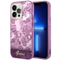 Guess GUHCP14XHGPLHF iPhone 14 Pro Max 6,7" fuksja|fuschia hardcase Porcelain Collection цена и информация | Чехлы для телефонов | 220.lv