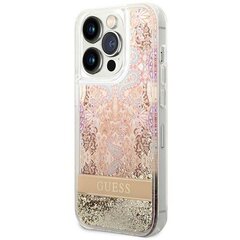 Guess GUHCP14XLFLSD iPhone 14 Pro Max 6,7" złoty|gold hardcase Paisley Liquid Glitter цена и информация | Чехлы для телефонов | 220.lv