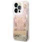 Guess GUHCP14XLFLSD iPhone 14 Pro Max 6,7" złoty|gold hardcase Paisley Liquid Glitter cena un informācija | Telefonu vāciņi, maciņi | 220.lv