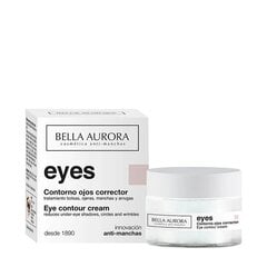 Acu zonas krēms pret pigmenta plankumiem Bella Aurora Eyes, 15 ml cena un informācija | Acu krēmi, serumi | 220.lv