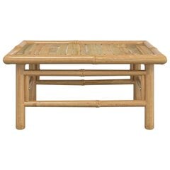 vidaXL dārza galds, 65x55x30 cm, bambuss cena un informācija | Dārza galdi | 220.lv