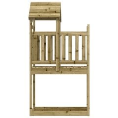 vidaXL rotaļu tornis, 52,5x110,5x214 cm, impregnēts priedes koks цена и информация | Детские игровые домики | 220.lv