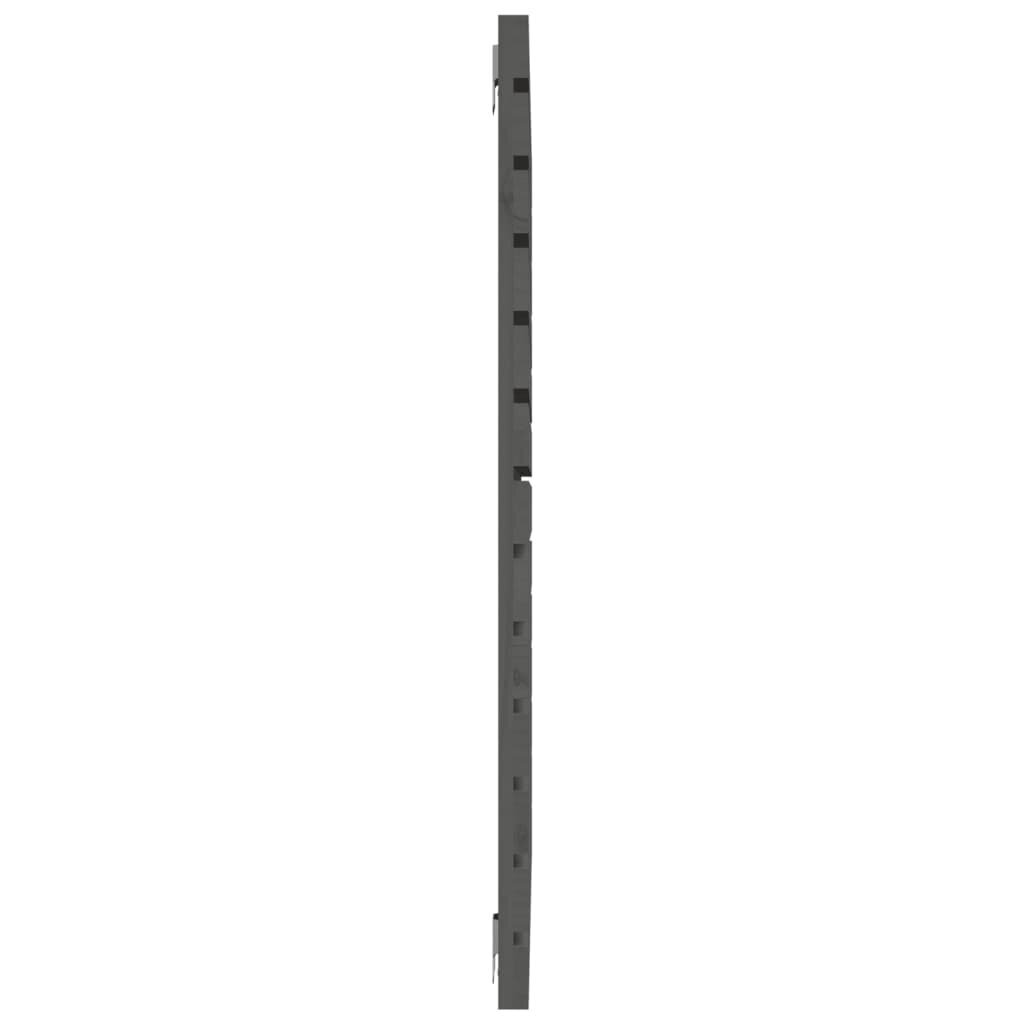 vidaXL sienas galvgalis, 141x3x91,5 cm, priedes masīvkoks cena un informācija | Gultas | 220.lv