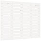 vidaXL sienas galvgalis, balts, 146x3x91,5 cm, priedes masīvkoks cena un informācija | Gultas | 220.lv