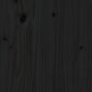 vidaXL sienas galvgalis, melns, 185x3x110 cm, priedes masīvkoks цена и информация | Gultas | 220.lv