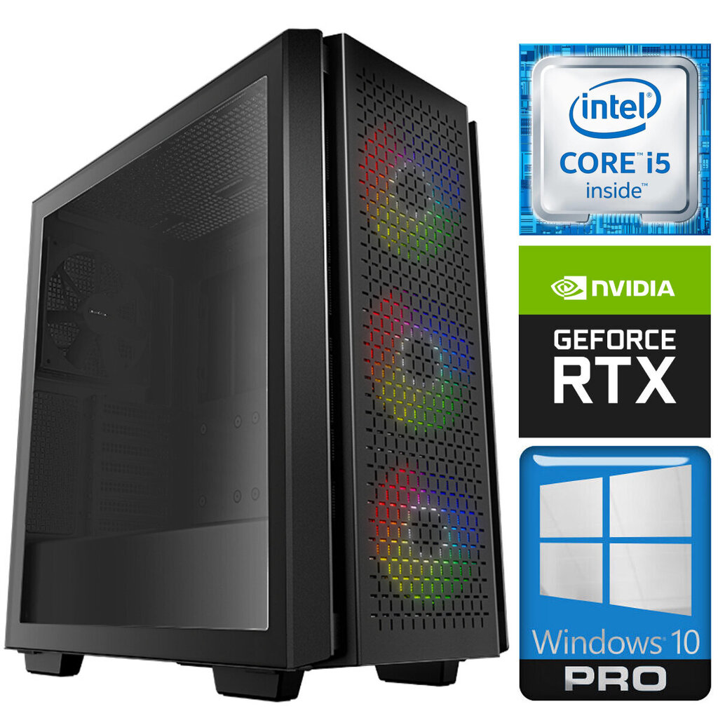 ITS i5-6500 16GB 240SSD+1TB RTX3060 12GB WIN10Pro cena un informācija | Stacionārie datori | 220.lv