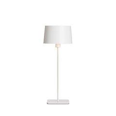 Herstal galda lampa Metāla plakana balta HB130923701120 cena un informācija | Galda lampas | 220.lv
