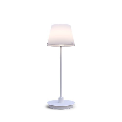 Herstal galda lampa Metāls/Klase Balta/Opal stikls HB13062490106 цена и информация | Galda lampas | 220.lv