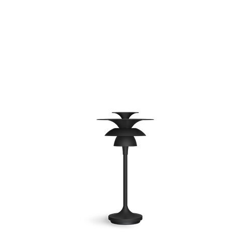 Belid galda lampa metāla plakana melna 4295007 cena un informācija | Galda lampas | 220.lv