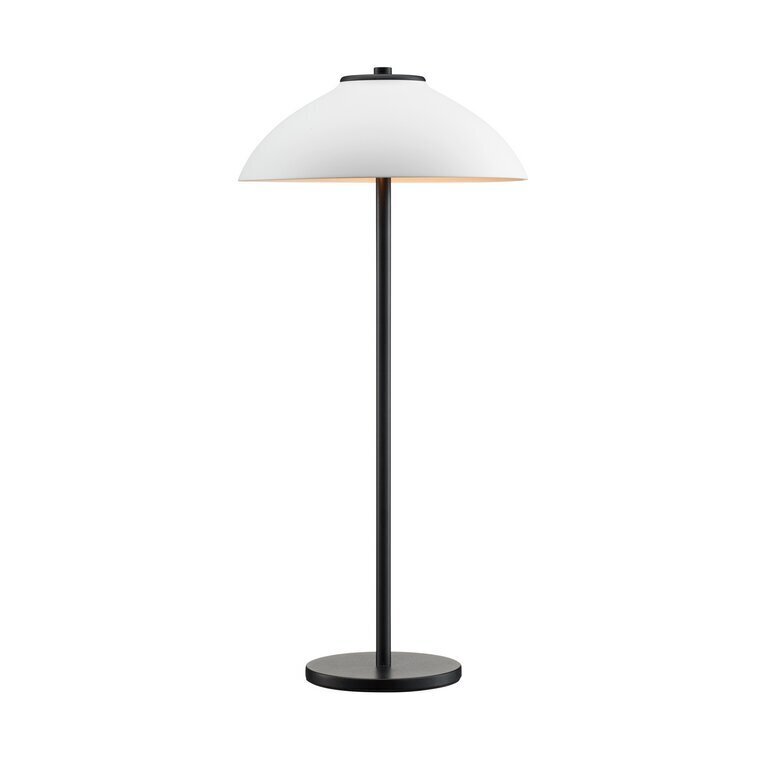 Belid galda lampa metāla melnā struktūra/balta struktūra 4394272 cena un informācija | Galda lampas | 220.lv