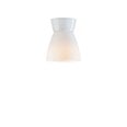 Belid Настольная лампа металл белый глянцевый/прозрачное стекло 223701389
