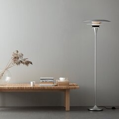 Belid stāvlampa Metāla lampa Metālisks lamināts alumīnija/caurspīdīgs melns 3366421 cena un informācija | Stāvlampas | 220.lv