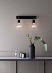 Belid sienas lampa metāla plakana melna 560607 цена и информация | Настенные светильники | 220.lv