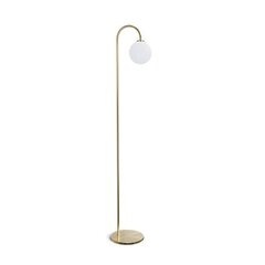 Herstal stāvlampa Metāls/Klase Brass/Opal stikls HB1444010420 cena un informācija | Stāvlampas | 220.lv