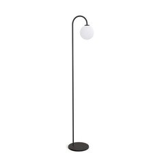 Herstal stāvlampa Metāla/klases melns/palstikls HB1444010107 cena un informācija | Stāvlampas | 220.lv