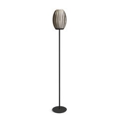 Herstal stāvlampa Metāls/akrils melns/smokēts HB140822000164 cena un informācija | Stāvlampas | 220.lv