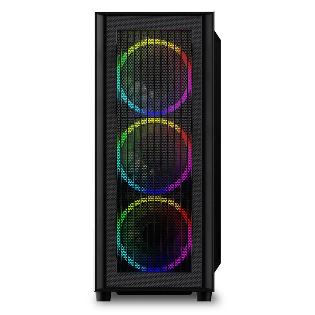 ATX Pus-torņveida Kārba Sharkoon RGB Wave cena un informācija | Datoru korpusi | 220.lv