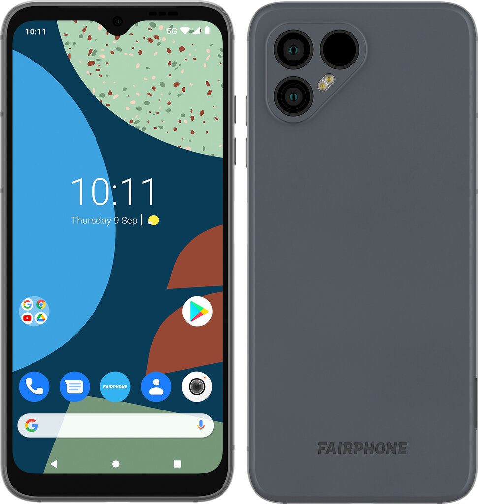 Fairphone 4 5G 6/128GB Grey F4FPHN-1DG-EU1 cena un informācija | Mobilie telefoni | 220.lv