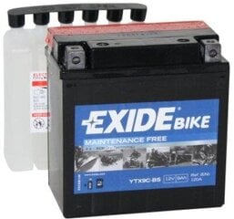 Exide moto akumulators 12V 9Ah YTX9C-BS AGM 135x75x139+- cena un informācija | Exide Auto preces | 220.lv