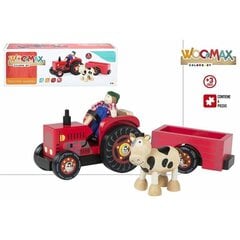Трактор деревянный (33 cм) цена и информация | Конструктор автомобилей игрушки для мальчиков | 220.lv