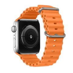 Silicone Watch Loop Orange cena un informācija | Viedpulksteņu un viedo aproču aksesuāri | 220.lv