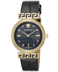 Женские часы Versace Meander Leather Black цена и информация | Женские часы | 220.lv