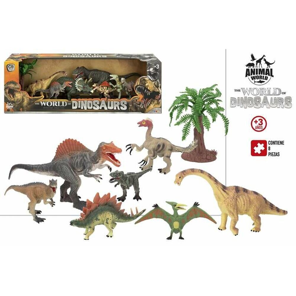 Dinazauru Komplekts The World of Dinosaurs cena un informācija | Rotaļlietas zēniem | 220.lv