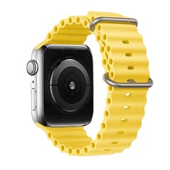 Silicone Watch Loop Yellow цена и информация | Аксессуары для смарт-часов и браслетов | 220.lv